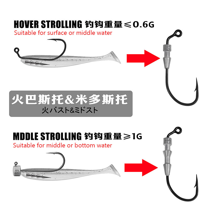 WODJYJ 10 sztuk haczyków do ji – Fishing Hook Barbless recenzja i cena