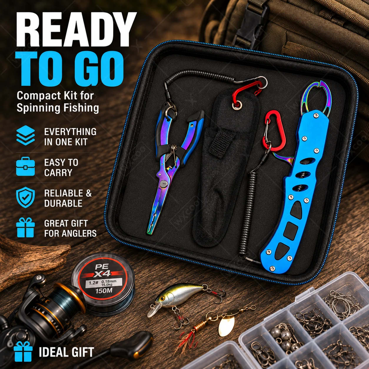Niebieskie szczypce do wędkars – Fishing Hook Remover recenzja i cena