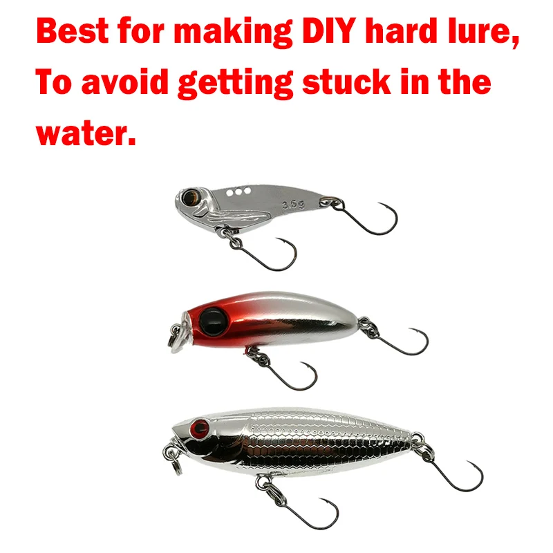 OUTKIT 12 sztuk zapasowych hac – Fishing Hook Barbless recenzja i cena