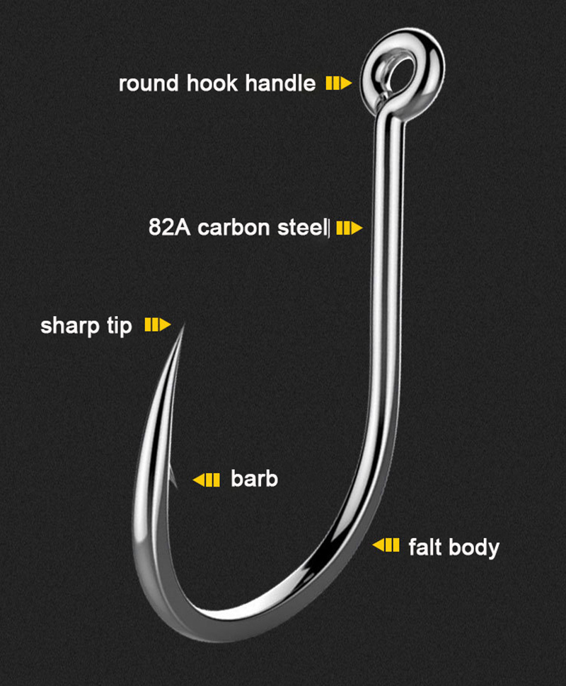 50 szt. haczyków wędkarskich z – Fishing Hook Circle recenzja i cena